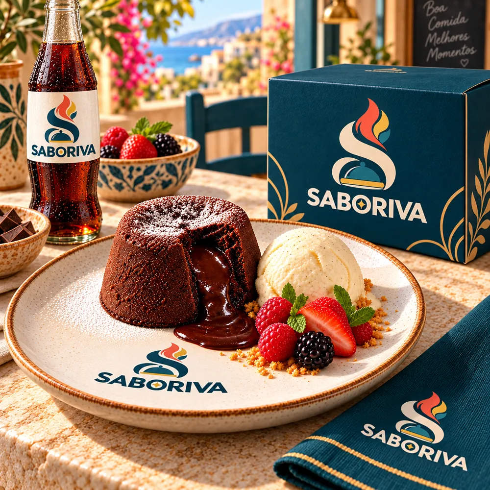 Saboriva Vulcão de Chocolate