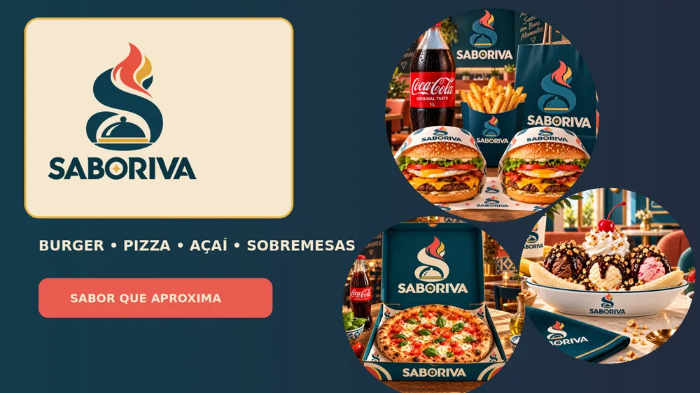 Hambúrgueres e pizzas artesanais Saboriva